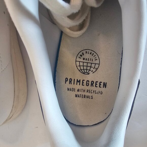 ADIDAS STAN SMITH WHITE/NAVY SZ 5 MENS, 6.5 WOMEN - Picture 9 of 12